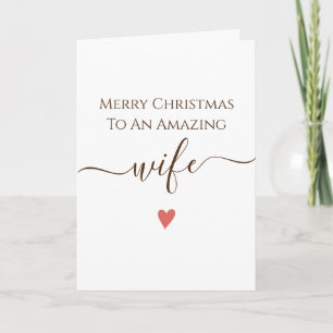 Carte Merry Chirstmas Femme