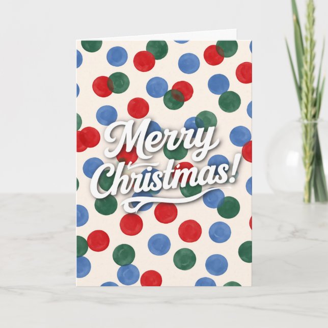 Carte Merry Christmas (Devant)