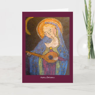 Carte Merry Christmas avec Mary card