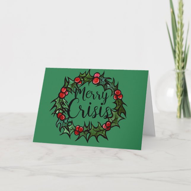 Carte Merry Crisis (Devant)