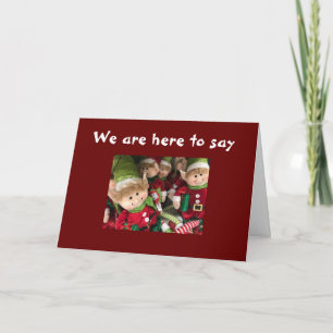CARTE MERRY NOËL "PETIT UN" ESPOIR C'EST AMUSANT