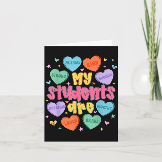 Carte Mes élèves sont des femmes enseignantes de la Sain (Devant)