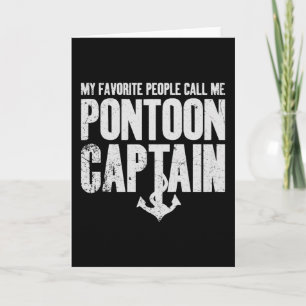 Carte Mes personnes préférées m'appellent capitaine de p