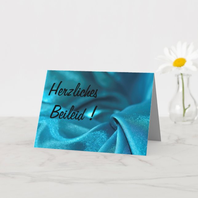 Carte Mes sincères condoléances ! (Petite plante)