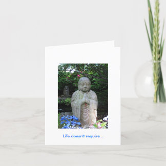 Carte Message de la vie