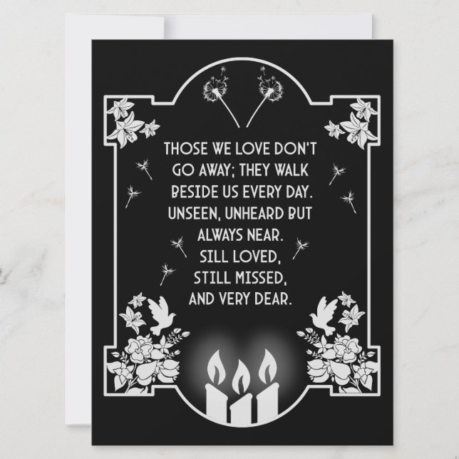 Carte Message de prise en charge de la confirmation (Devant)