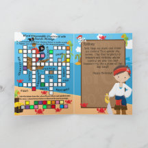 Message secret du capitaine pirate pour joyeux ann