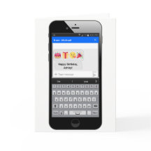 Message textuel de téléphone - joyeux anniversaire
