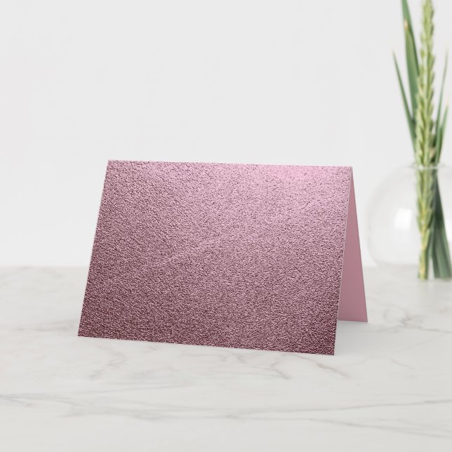 Carte Métal rose (Devant)