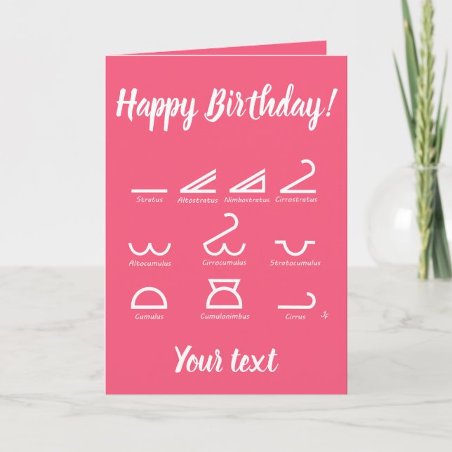 Carte Météorologie (Devant)