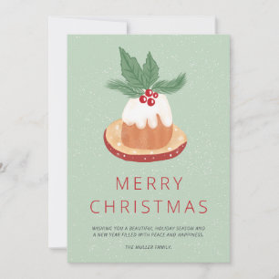 Carte Métro rouge vert mistèle rustique Joyeux gâteau de