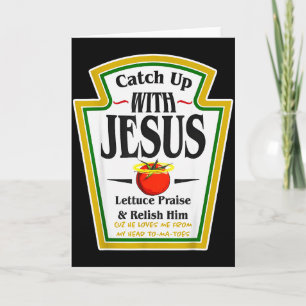 Carte Mettez-vous à jour avec Jésus Blague chrétienne dr