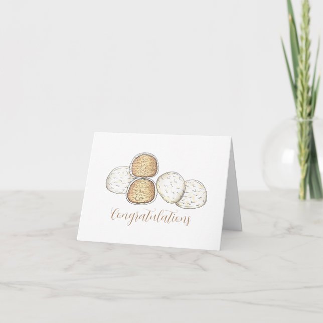 Carte Mexicain Italien Mariage Cookies Russe Teacakes (Devant)