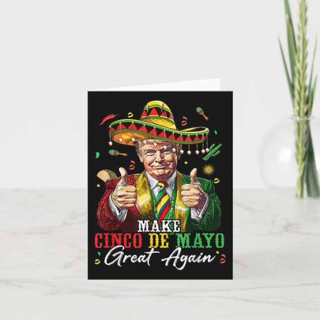 Carte Mexicain Rendre Fantastique Cinco De Mayo (Devant)