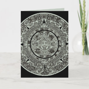 Carte Mexicaine Aztec Sun Stone Maya Calendrier 1