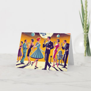 Carte Mi siècle 60s Space Age Cocktail Party