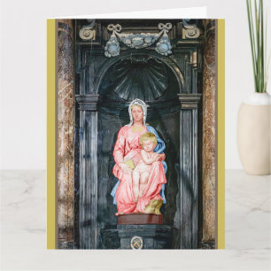 Carte Michel-Ange 1504 Vierge de Bruges Noël