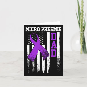 Carte Micro préma Nicu nouveau papa naissance prématurée