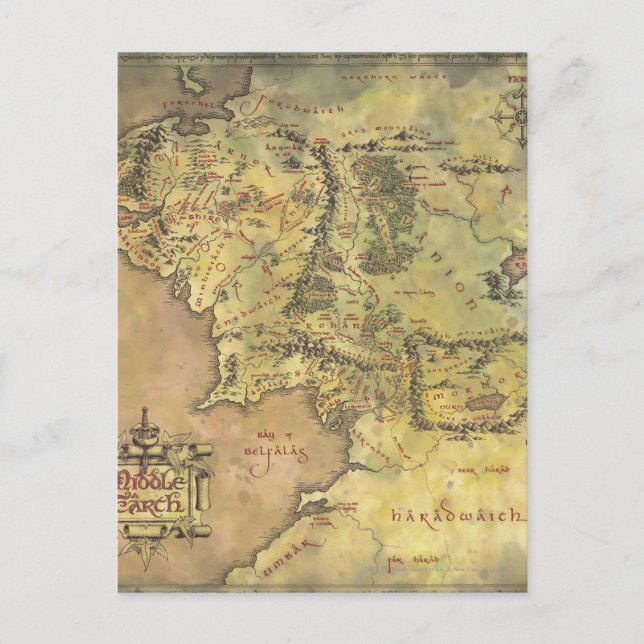 Carte MIDDLE EARTH™ (Devant)