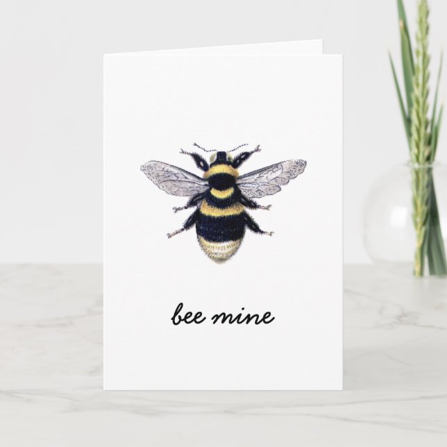 Carte Mienne abeille (Devant)