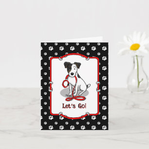 Carte Mignon Allons-y ! Jack Russell Terrier (tri-couleu