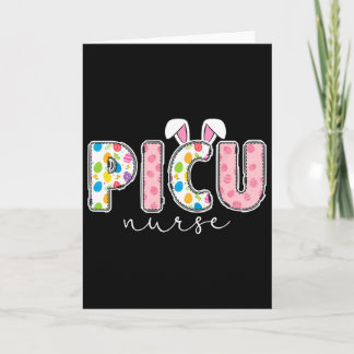 Carte Mignon infirmière Picu lapin de Pâques infirmière