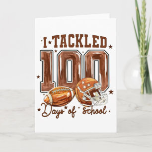 Carte Mignon J'ai Réussi 100 Jours École Football Enfant