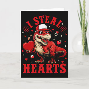 Carte Mignon, je vole des cœurs Saint Valentin Garçons D