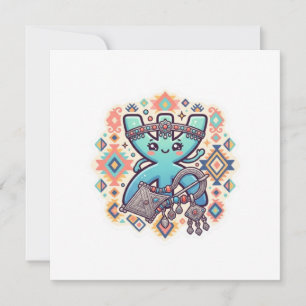 Carte Mignon Kawaii Amazigh Yaz Symbole Berbère Autocoll