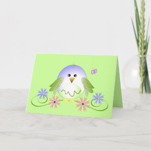 Carte Mignonne birdie