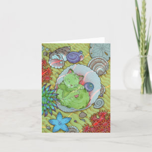 Carte mignonne de SOMMEIL de chat d'affirmation