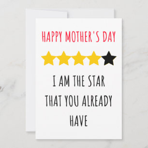 Carte Mignonne & Funny Happy Mother's day card
