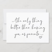 Mignonne Grossesse Révèle Parents Nous nous attend