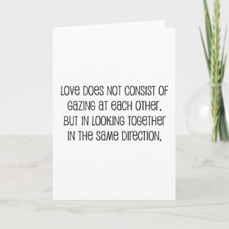 Carte Mignonne, "Même direction" Citation de mariage