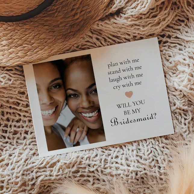 Carte Mignonne Seras-Tu Ma Femme D'Accueil ? Photo (Créateur téléchargé)