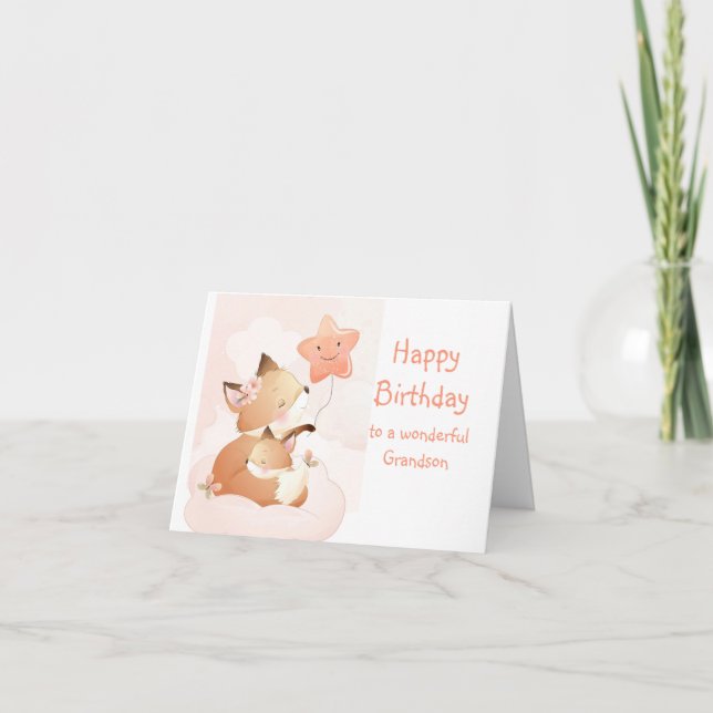 Carte Mignonne Tu es un Star Fox amusant Anniversaire Gr (Devant)