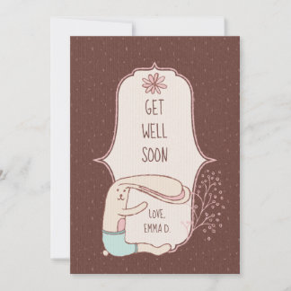 Carte Mignonne Va Bien Bunny