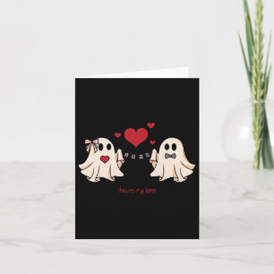 Carte Mignonne Vous êtes Mon Boo Ghost Mignonnes Valenti