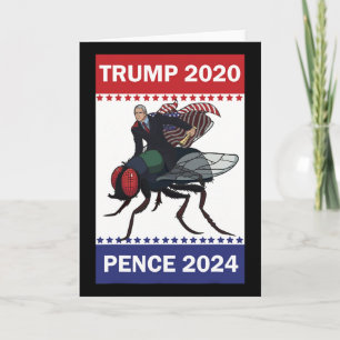Carte Mike Pence Assez Fly Super Héros Trump Pence