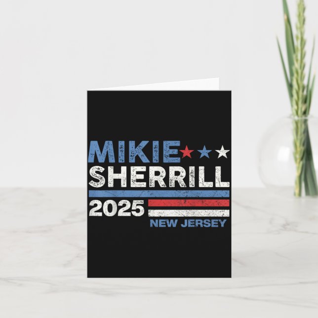 Carte Mikie Sherrill New Jersey Governor 2025 Election D (Devant)