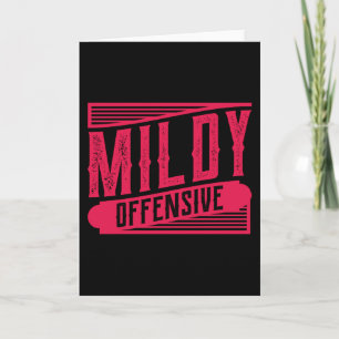 Carte MILDDY OFFENSIVE Drôle Dit Bureau Construction
