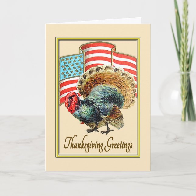 Carte militaire de thanksgiving (Devant)