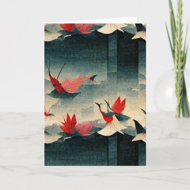 Carte Mille Whispers : Symphonie de 1000 grues (Devant)