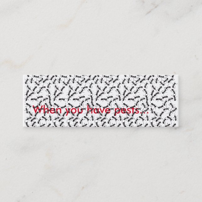 Carte mince de lutte contre les parasites (Devant)