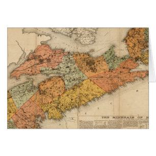 Carte minérale de l'église de la Nouvelle-Écoss