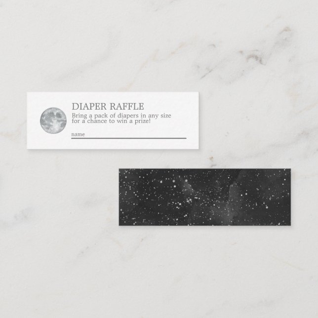 Carte Mini boîtier de la couche de lune  (Devant / Derrière)