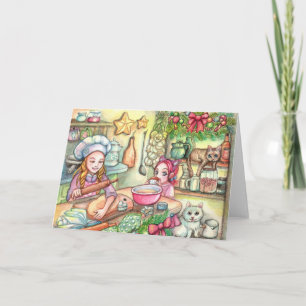 Carte Mini chef dans le Kitchen