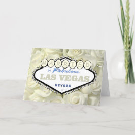 Carte Mini Roses de la respiration bébé MARIÉ à Las Vega