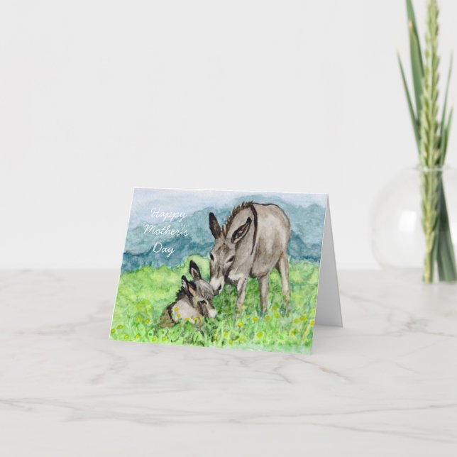 Carte Miniature Donkey's Day (Devant)