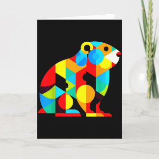 Carte Minimalisme Géométrique Illustration Moderne de la